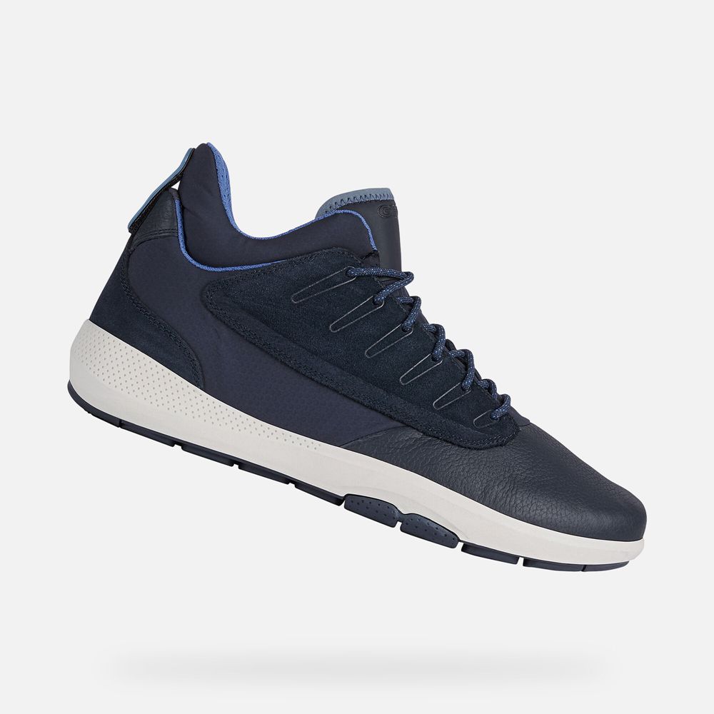 Geox Erkek Bot Lacivert - Modual Abx - KBS-517386